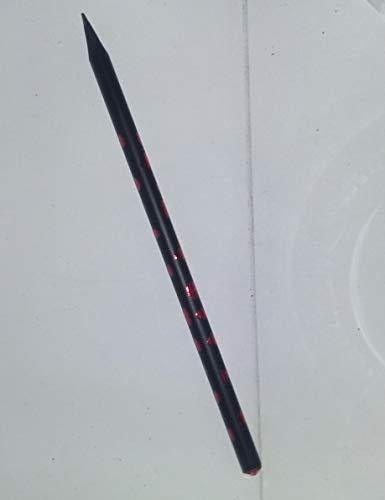 Swarowski Elements Bleistift schwarz mit roten Herzen von Zötzl