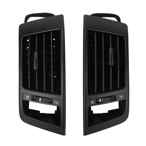 1 Paar Mittelkonsole Air Entlüftungsauslass Kühlergrill Verbesserung der Luftzirkulation Stylish Interieur wurde speziell für LC200 von 2008 bis 2015 in Silberfarbe entwickelt (Black) von Zohisin