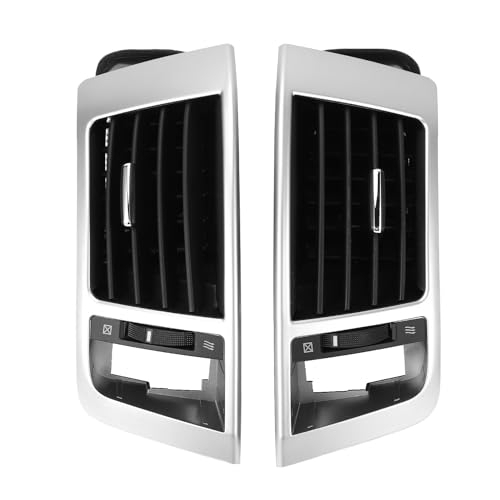 1 Paar Mittelkonsole Air Entlüftungsauslass Kühlergrill Verbesserung der Luftzirkulation Stylish Interieur wurde speziell für LC200 von 2008 bis 2015 in Silberfarbe entwickelt (Silver) von Zohisin