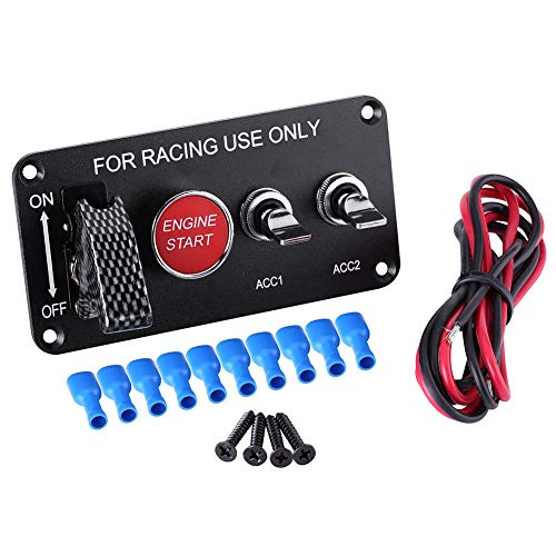 12V 4 Gruppenumschüttungszündungsschalter Panel Motorstart -Druckknopf für Rennwagen von Zohisin