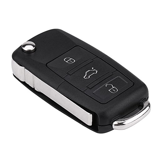 3-Tasten-Auto-Fernbedienung Schlüsselanhänger 433Mhz ID48 Chip für Seat 1k0959753G von Zohisin