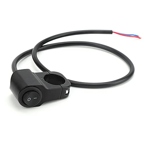 7/8in Handlebar Switch Headlight Fog Lamp On Off Button for 12V Motorcycle ATV Electric Aluminum Alloy Black ON OFF Switch Fit For ATV And UTV With 22mm 085in Handlebar Red von Zohisin