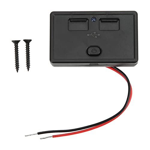 Dual USB -Auto -Ladegerät Sockel wasserdicht 4 8A Automobil -Mobiltelefonladungsstromauslass ideal für RV -Boot Marine ATV mit blauem LED -Indikator Leichter Smart IC Chip und Dual USB -Auto -Ladegerät Sockel wasserdicht 4 8A Automobil -Mobiltelefonladungsstromauslass ideal für RV -Boot Marine ATV mit blauem LED -Indikator Leichter Smart IC Chip und von Zohisin