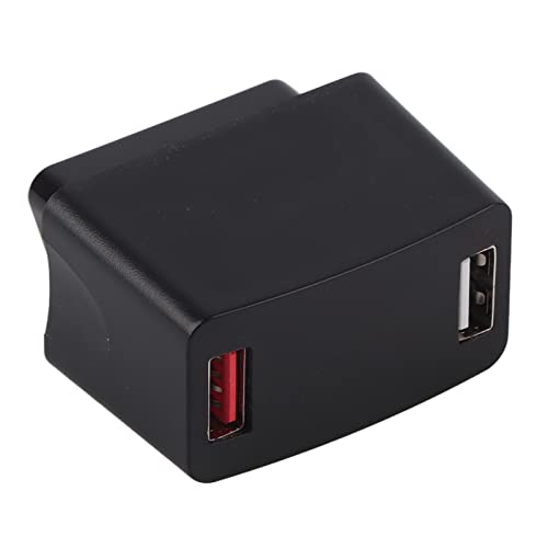 Robuste ABS-OBD-Mini-Dual-USB-Ladebuchse mit Spannungsanzeige für 12-24-V-Autos. Hergestellt aus hochwertigem ABS-Material. Solide und langlebig. 100% neu, wie auf den Bildern von Zohisin