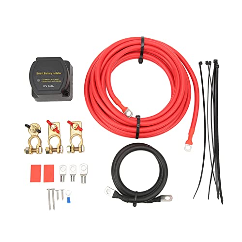 Zohisin 12V 140 Ampere Dual Battery Isolator Kit Spannungsempfindliche Relais Ladegeräte ideal für Meeresauto RV ATV UTV SUV Trucks Boote mit weitem Auseigentum praktischer Zohisin 12V 140 Ampere Dual Battery Isolator Kit Spannungsempfindliche Relais Ladegeräte ideal für Meeresauto RV ATV UTV SUV Trucks Boote mit weitem Auseigentum praktischer von Zohisin