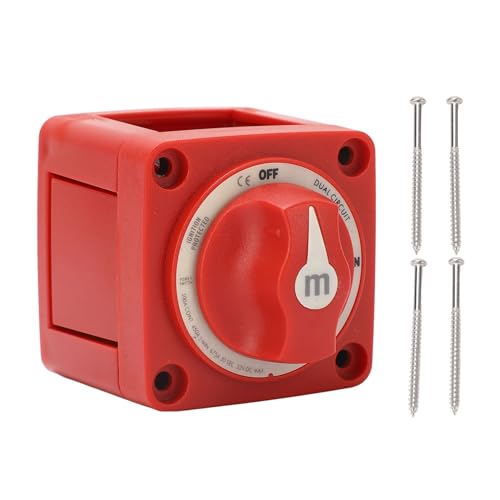 Zohisin 300A Batterie -Trennschalter DC32V Dual Circuit Cut off Switch ideal für RV -Marine und Automobilbatterie mit hohem Leistung einzigartiger Design Dauerhafte von Zohisin