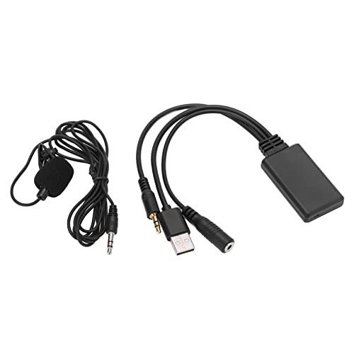 Zohisin Auto-AUX-Bluetooth-50-Apter, Audiokabel mit Mikrofon, Freisprecheinrichtung, Ersatz für 159 und Grande Punto, Modelle ab 2007, bietet mehrere Audioformate, verlustfreie von Zohisin