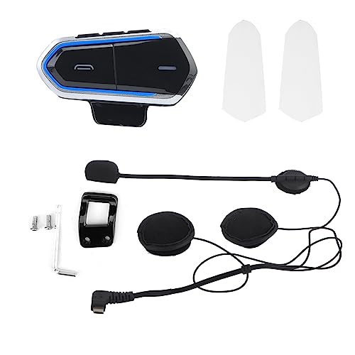 Zohisin Kabelloser Bluetooth-Kopfhörer für Motorradhelme zum Freisprechen mit speziellem Design, angenehmes Tragegefühl, größere Akkukapazität von 450 mAh, längere Standby- und von Zohisin
