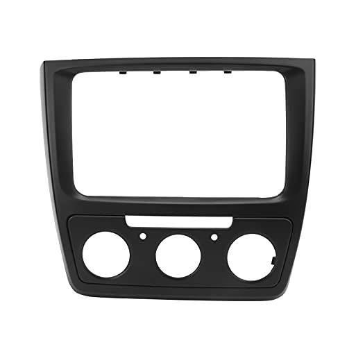 Zohisin Premium 2Din Zentralsteuerung CD-Radio Blende Armaturenbrett Innenraummodifikation Ersatz für Yeti 2014 mit stilvollem exquisitem Aussehen Hochwertiges ABS-Material von Zohisin