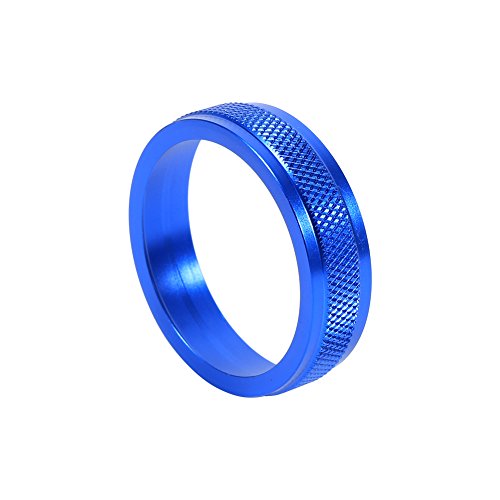 Zohisin Roter Abdeckring für den AC- der Autoklimaanlage, für V60, XC60, S80, V40. Dekorieren Sie Ihr Auto auf einzigartige Weise mit einem hochwertigen Abdeckring aus (Blau) von Zohisin