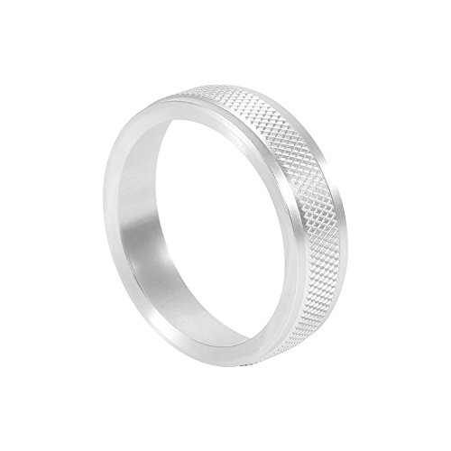 Zohisin Roter Abdeckring für den AC- der Autoklimaanlage, für V60, XC60, S80, V40. Dekorieren Sie Ihr Auto auf einzigartige Weise mit einem hochwertigen Abdeckring aus (Silber) von Zohisin