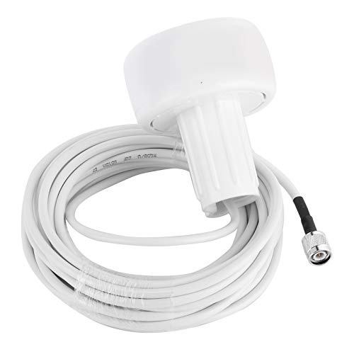 Zohisin Universal Marine Navigation Antennenempfänger mit 8meter -Kabel wasserdichte GPS -Antenne 3 5 V für Schiffsboot BNC -Schnittstelle Hochwertige ABS -Material -Weitweite (TNC Interface) von Zohisin