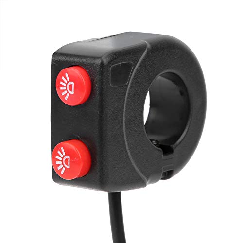 Zohisin Universal Motorcycle -Lenker -Scheinwerfer und Nebelscheinwerfer für Lampenkontroll für 22 mm Loch für Motorrad -ATV -Off -Straßen -Motorrad aus Premium -ABS -Material von Zohisin