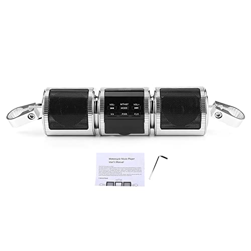 Zohisin Wireless Motorrad Stereo -Lautsprecher wasserdichte MP3 -Musik -Player Audio -System USB Aux SD Radio Superior HiFi Stereo Sound mit 875 108 MHz Frequenzbereich Zohisin Wireless Motorrad Stereo -Lautsprecher wasserdichte MP3 -Musik -Player Audio -System USB Aux SD Radio Superior HiFi Stereo Sound mit 875 108 MHz Frequenzbereich von Zohisin