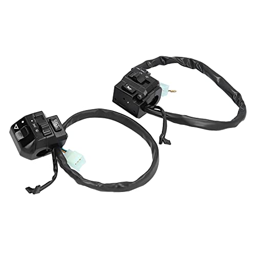 Zohisinpaar von 0,9 -Zoll -Lenkerschalter -Scheinwerfer -Blinker -Horn -Zahnradregler Universal für Motorräder mit Lenker mit 22 mm Durchmesser aus Premium -Aluminiumlegierung und von Zohisin