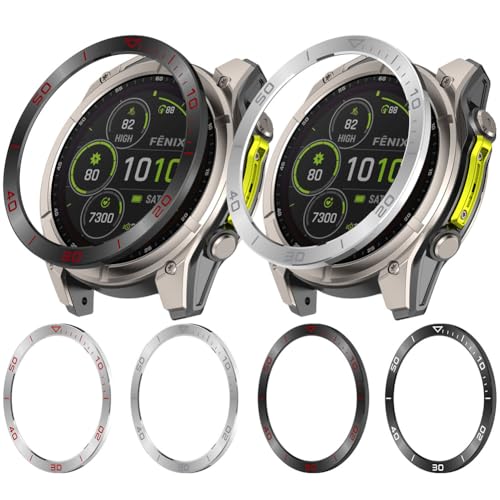 Zohmuly Bezel Styling Kompatibel mit Garmin Fenix 8 AMOLED 43mm, Ersetz Lünette Ring Kratzfest Edelstahl Schutz Kompatibel für Garmin Fenix8 AMOLED 43mm Zohmuly Bezel Styling Kompatibel mit Garmin Fenix 8 AMOLED 43mm, Ersetz Lünette Ring Kratzfest Edelstahl Schutz Kompatibel für Garmin Fenix8 AMOLED 43mm von Zohmuly