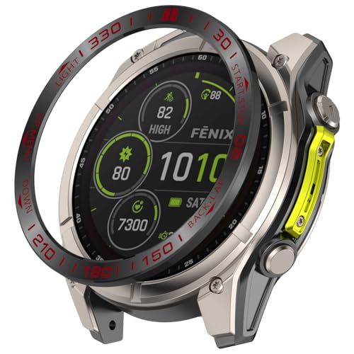 Zohmuly Bezel Styling Kompatibel mit Garmin Fenix 8 Solar 51mm, Ersetz Lünette Ring Kratzfest Edelstahl Schutz Kompatibel für Garmin Fenix8 Solar 51mm Zohmuly Bezel Styling Kompatibel mit Garmin Fenix 8 Solar 51mm, Ersetz Lünette Ring Kratzfest Edelstahl Schutz Kompatibel für Garmin Fenix8 Solar 51mm von Zohmuly