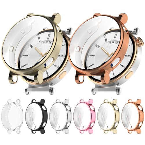 Zohmuly Hülle Kompatibel mit Huawei Watch GT 4 41mm Smartwatch, Rundum Schutzhülle mit Displayschutzfolie, Flexible TPU-Gehäuse Case Schale Kompletter Schutz Cover für Huawei Watch GT 4 41mm Zohmuly Hülle Kompatibel mit Huawei Watch GT 4 41mm Smartwatch, Rundum Schutzhülle mit Displayschutzfolie, Flexible TPU-Gehäuse Case Schale Kompletter Schutz Cover für Huawei Watch GT 4 41mm von Zohmuly