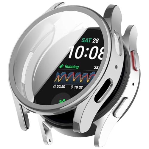Zohmuly Hülle Kompatibel mit Samsung Galaxy Watch 7 44mm Smartwatch, Rundum Schutzhülle mit Displayschutzfolie, Flexible TPU-Gehäuse Case Schale Kompletter Schutz Cover für Galaxy Watch 7 44mm Zohmuly Hülle Kompatibel mit Samsung Galaxy Watch 7 44mm Smartwatch, Rundum Schutzhülle mit Displayschutzfolie, Flexible TPU-Gehäuse Case Schale Kompletter Schutz Cover für Galaxy Watch 7 44mm von Zohmuly
