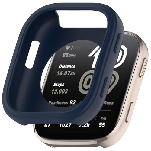 Zohmuly Schutz Case Kompatibel mit Amazfit Bip 6(A2435) Armbanduhr Schutzhülle, Stoßfest Silikon Gehäuse Hülle für Amazfit Bip 6 Smartwatch Schutz, Watch Schutz Zubehör Set von Zohmuly