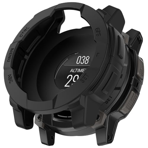 Zohmuly Schutz Case Kompatibel mit Garmin Instinct 3 AMOLED 50mm, Schutzhülle Leicht Weiche Silikon Ultradünne Case Kompatibel für Garmin Instinct 3 Solar 50mm von Zohmuly