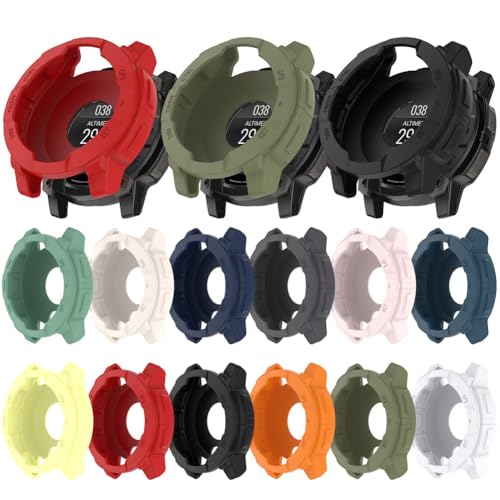 Zohmuly Schutz Case Kompatibel mit Garmin Instinct 3 AMOLED 50mm, Schutzhülle Leicht Weiche Silikon Ultradünne Case Kompatibel für Garmin Instinct 3 Solar 50mm Zohmuly Schutz Case Kompatibel mit Garmin Instinct 3 AMOLED 50mm, Schutzhülle Leicht Weiche Silikon Ultradünne Case Kompatibel für Garmin Instinct 3 Solar 50mm von Zohmuly