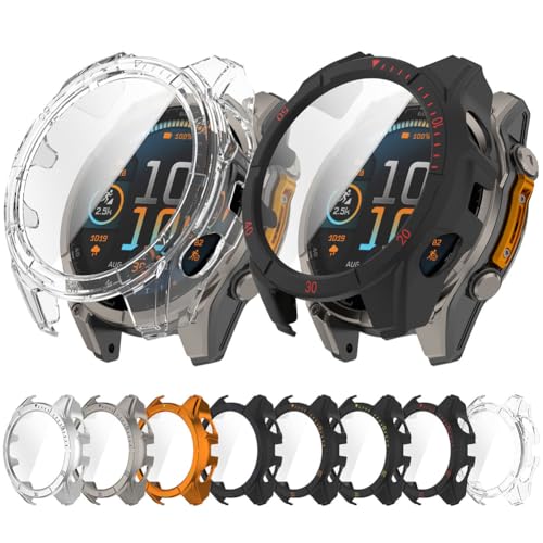 Zohmuly Schutzhülle Kompatibel mit Garmin Tactix 8 AMOLED 47mm, PC Ultradünne HD Hartglas Glas Kratzfest Rundum Displayschutz für Garmin Tactix8 AMOLED 47mm Case Zohmuly Schutzhülle Kompatibel mit Garmin Tactix 8 AMOLED 47mm, PC Ultradünne HD Hartglas Glas Kratzfest Rundum Displayschutz für Garmin Tactix8 AMOLED 47mm Case von Zohmuly