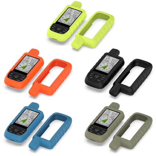 Zohmuly Silikonhülle kompatibel mit Garmin GPSMAP 66ST/66S/66SR/669S/679/67,weiche Silikon-Schutzhülle, Fahrradzubehör von Zohmuly