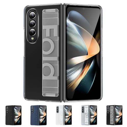 ZollernX - für Samsung Galaxy Z Fold 6 Hülle - Schutzhülle Kratzfest - Ultra Dünn - Handyhülle - Case Hard - Handschlaufe Handheld- Hardcase - Handytasche – Stoßfest - Case (05-Transparent) von ZollernX