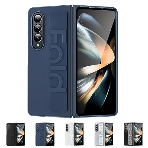 ZollernX - für Samsung Galaxy Z Fold 6 Hülle - Schutzhülle Kratzfest - Ultra Dünn - Handyhülle - Case Hard - Handschlaufe Handheld- Hardcase - Handytasche – Stoßfest - Case - Hülle (Blau) von ZollernX