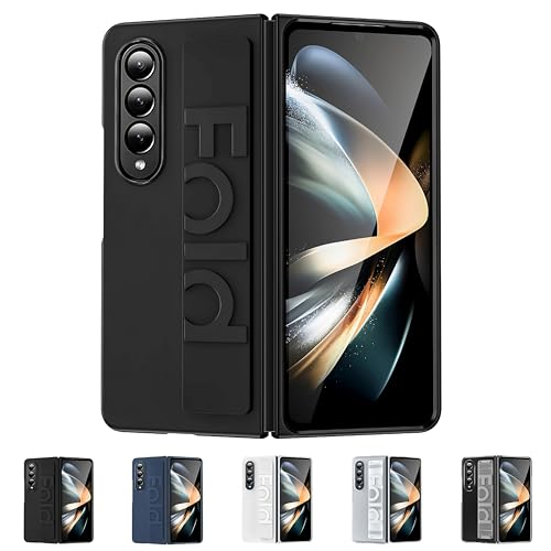 ZollernX - für Samsung Galaxy Z Fold 6 Hülle - Schutzhülle Kratzfest - Ultra Dünn - Handyhülle - Case Hard - Handschlaufe Handheld- Hardcase - Handytasche – Stoßfest - Case - Hülle (Schwarz) von ZollernX