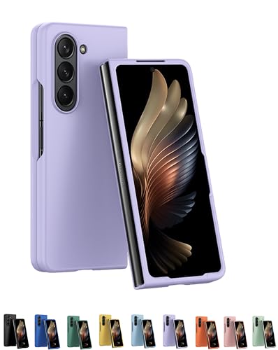ZollernX - für Samsung Galaxy Z Fold 6 Hülle - Schutzhülle Kratzfest - Ultra Dünn - Handyhülle - Case Hard - Hardcase - Handytasche – Stoßfest - Case - Hülle (10-Lila) von ZollernX