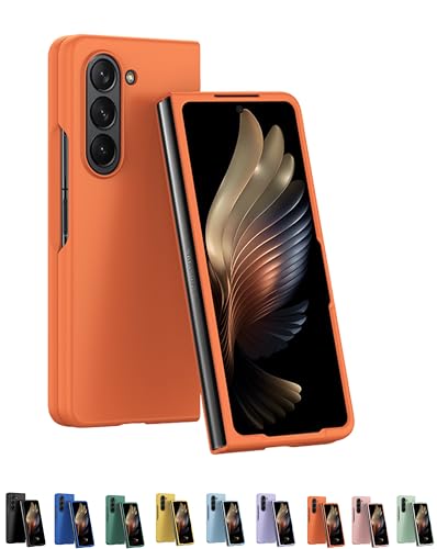ZollernX - für Samsung Galaxy Z Fold 6 Hülle - Schutzhülle Kratzfest - Ultra Dünn - Handyhülle - Case Hard - Hardcase - Handytasche – Stoßfest - Case - Hülle (7-Orange) von ZollernX