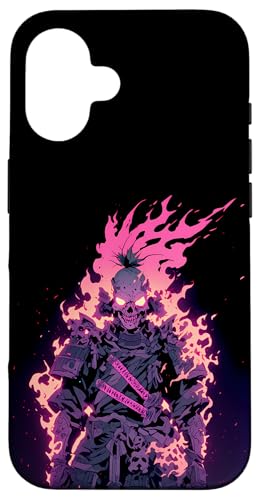 Yoroi Zombie Samurai Japanischer Untoter Krieger Zombie Hülle für iPhone 16 Yoroi Zombie Samurai Japanischer Untoter Krieger Zombie Hülle für iPhone 16 von Zombie Rüstung Apokalypse Krieger Geschenk