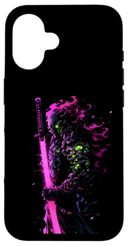 Yoroi Zombie Samurai Japanischer Untoter Krieger Zombie Hülle für iPhone 16 Yoroi Zombie Samurai Japanischer Untoter Krieger Zombie Hülle für iPhone 16 von Zombie Rüstung Apokalypse Krieger Geschenk