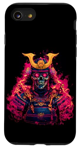 Yoroi Zombie Samurai Japanischer Untoter Krieger Zombie Hülle für iPhone SE (2020) / 7 / 8 von Zombie Rüstung Apokalypse Krieger Geschenk