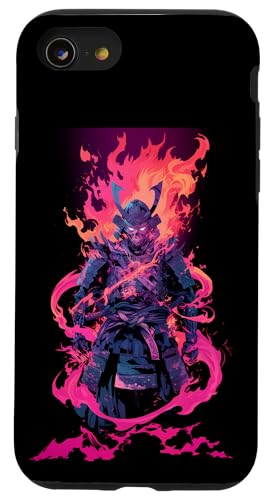 Yoroi Zombie Samurai Japanischer Untoter Krieger Zombie Hülle für iPhone SE (2020) / 7 / 8 von Zombie Rüstung Apokalypse Krieger Geschenk