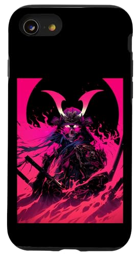 Yoroi Zombie Samurai Japanischer Untoter Krieger Zombie Hülle für iPhone SE (2020) / 7 / 8 von Zombie Rüstung Apokalypse Krieger Geschenk