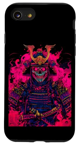 Yoroi Zombie Samurai Japanischer Untoter Krieger Zombie Hülle für iPhone SE (2020) / 7 / 8 von Zombie Rüstung Apokalypse Krieger Geschenk