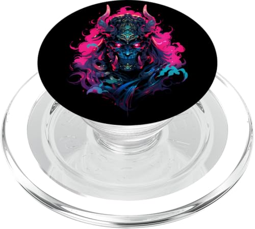 Yoroi Zombie Samurai Japanischer Untoter Krieger Zombie PopSockets PopGrip für MagSafe von Zombie Rüstung Apokalypse Krieger Geschenk