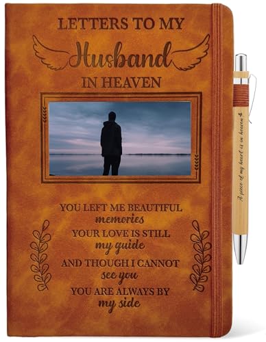 Letters To My Husband In Heaven Journal 200 Pages A5 Lined with Window in Cover, In Loving Memory of Husband, Memorial Sympathy Condolence Remembrance Grieving Gifts for Loss of Husband Letters To My Husband In Heaven Journal 200 Pages A5 Lined with Window in Cover, In Loving Memory of Husband, Memorial Sympathy Condolence Remembrance Grieving Gifts for Loss of Husband von ZomefinKiu