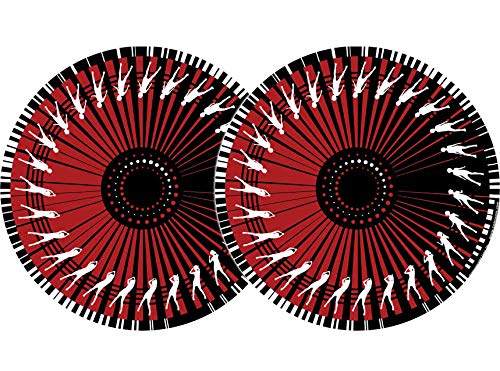 2x Zomo Slipmats - Dance - rot - Doppelpack von Zomo