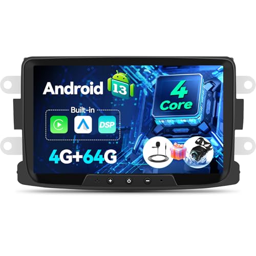 4G+64G Autoradio Android für Renault Dacia Sandero Duster Captur Lada Xray 2 Logan 2010-2015 Kabelloses CarPlay & Android Auto 8” Touchscreen Navi mit Ruckfahrkamera Mirror Link WiFi FM/RDS SWC 4G+64G Autoradio Android für Renault Dacia Sandero Duster Captur Lada Xray 2 Logan 2010-2015 Kabelloses CarPlay & Android Auto 8” Touchscreen Navi mit Ruckfahrkamera Mirror Link WiFi FM/RDS SWC von Zomolither