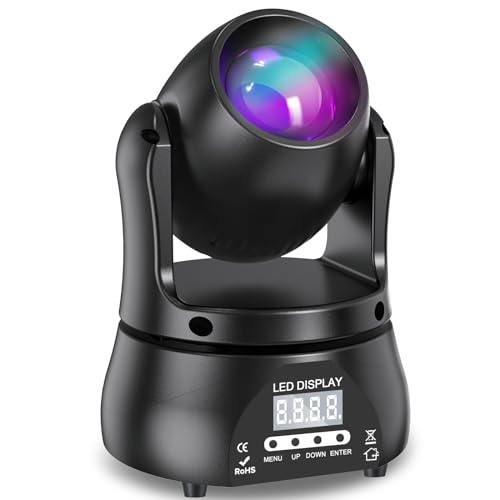 ZonQoonz 40W LED Moving Head Bühnenbeleuchtung, Discolicht Beam RGBW Lichteffekte DJ Partylicht mit dmx512 for Wedding Halloween Party Disco KTV ZonQoonz 40W LED Moving Head Bühnenbeleuchtung, Discolicht Beam RGBW Lichteffekte DJ Partylicht mit dmx512 for Wedding Halloween Party Disco KTV von ZonQoonz