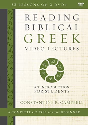 Reading Biblical Greek Video Lectures: An Introduction for Students [3 DVDs] von Zondervan Academic