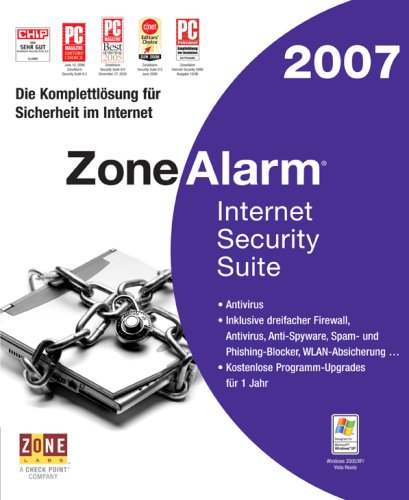 ZoneAlarm Internet Security Suite 2007 ZoneAlarm Internet Security Suite 2007 von Zone