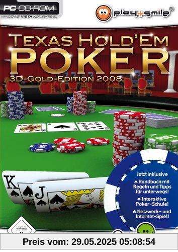 Play+Smile: Texas Hold'em Poker 2008 3D-Gold Edition von Zone2Media
