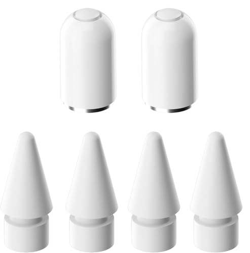 Zonoori 2 Stück Pencil Kappe for Apple Pencil 1. Generation, Magnetische Ersatzkappen Deckel und Spitzen Zonoori 2 Stück Pencil Kappe for Apple Pencil 1. Generation, Magnetische Ersatzkappen Deckel und Spitzen von Zonoori