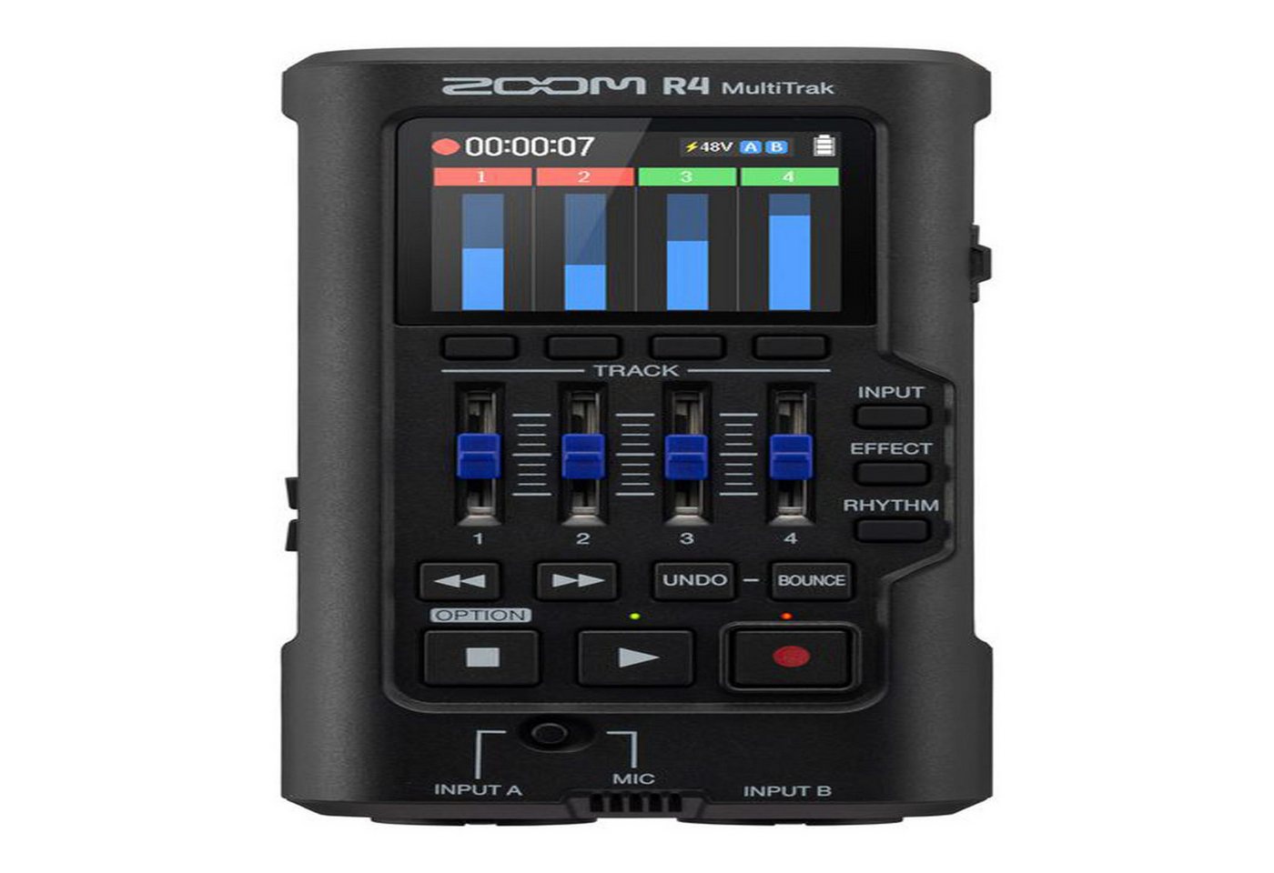 Zoom Audio Zoom R4 MultiTrak mobiler Audio-Recorder Digitales Aufnahmegerät (mobiler Audio-Recorder) von Zoom Audio