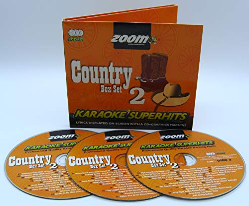 Zoom Karaoke CD+G - Country Superhits 2 - Triple CD+G Karaoke Pack von Zoom Entertainments Limited